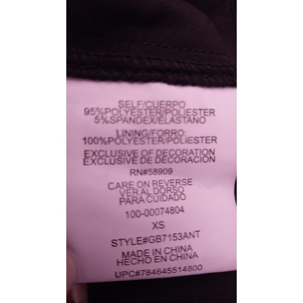 Black GB Gianni Bini Jumpsuit Womens Wide Leg Cutout V-Neck Sleeveless XS - Picture 5 of 9